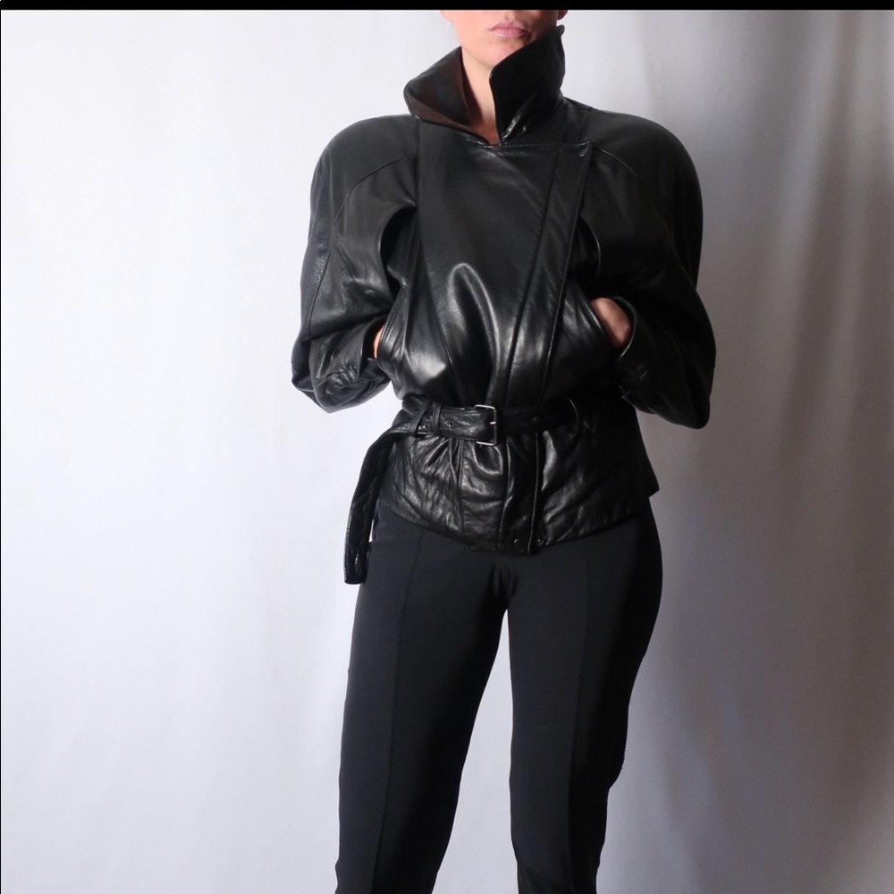 VIntage NORTH BEACH Michael HOBAN leather jacket